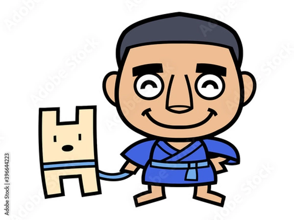 Fototapeta Characters_07/05/2018 : 鹿児島の男性