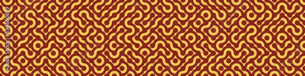 Obraz Abstract Geometric Pattern generative computational art illustration