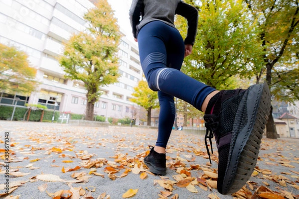 Obraz 【東京】ジョギングする女性