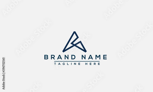 Fototapeta A Logo Design Template Vector Graphic Branding Element.