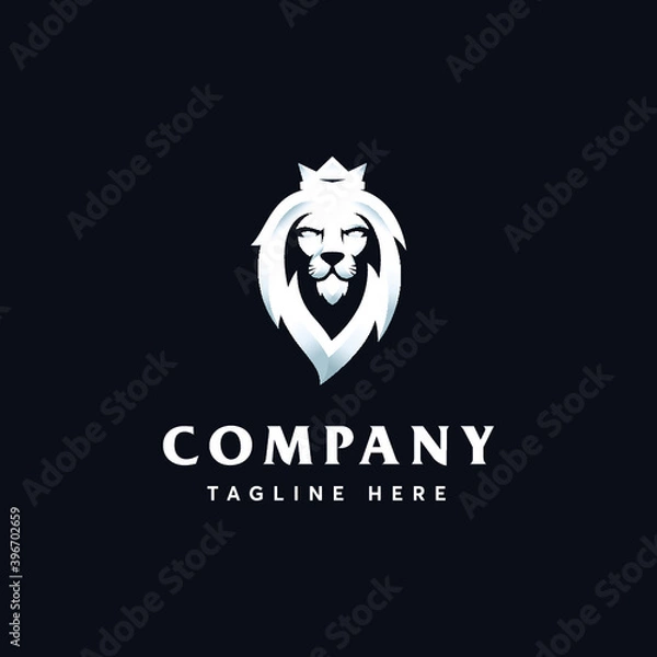 Fototapeta Lion logo design vector