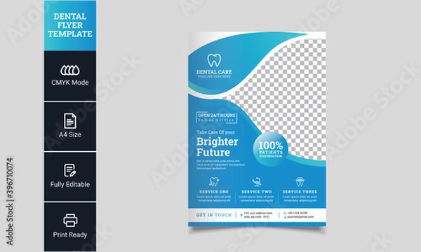 Obraz Medical Dental Flyer Template 
