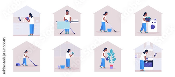 Fototapeta Housekeeping concept