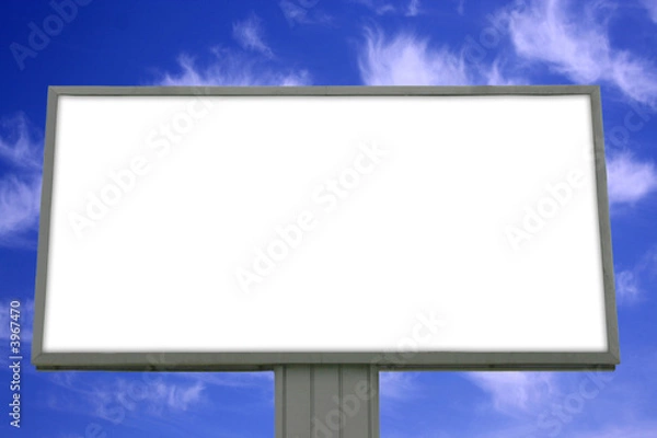 Fototapeta Blank billboard
