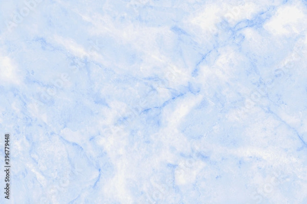 Obraz Blue pastel marble texture background with detailed structure high resolution bright and luxurious, abstract seamless of tile stone floor in natural pattern for design art work.