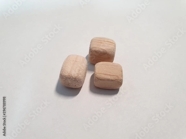 Fototapeta 깔끔한 이미지의 공기정화 편백나무 큐브 