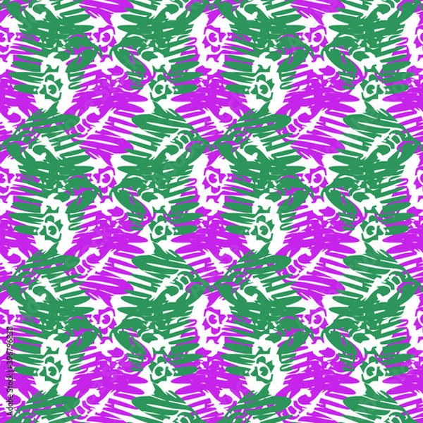 Fototapeta pattern with flowers