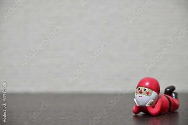 Obraz クリスマス背景：サンタクロース