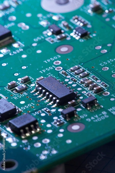 Fototapeta electronic components