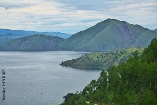 Obraz lake and mountains