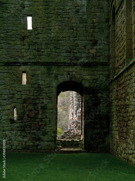 Obraz old abbey doorway