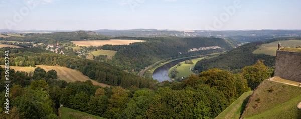 Obraz Elbblick - Königsstein - Sächsische Schweiz