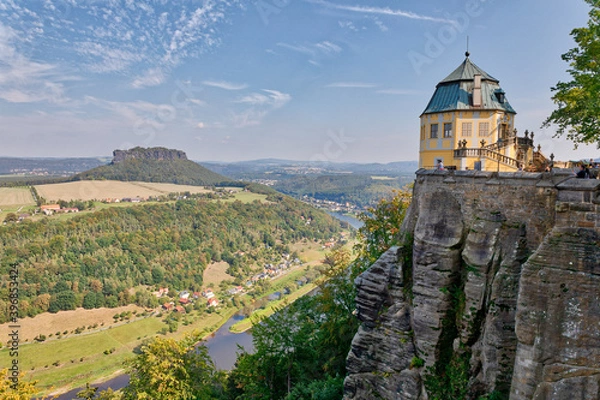 Obraz Aussicht Festung Königstein