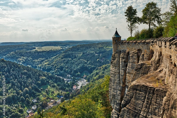 Obraz Aussicht Festung Königstein