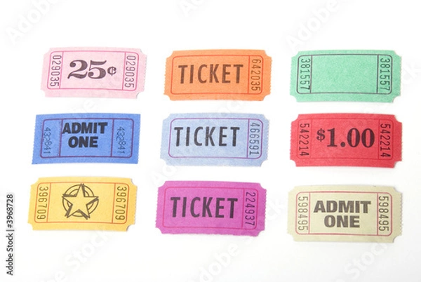 Obraz Various tickets
