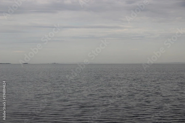 Obraz clouds over the river