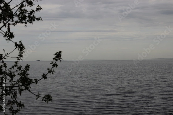 Obraz sunset on the river