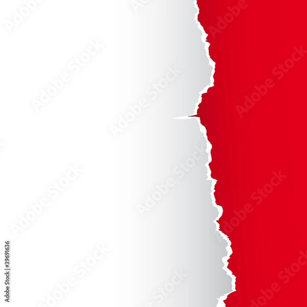 Obraz Zerissenes Papierblatt