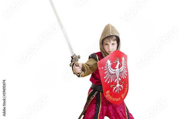 Obraz Boy with carnival costume