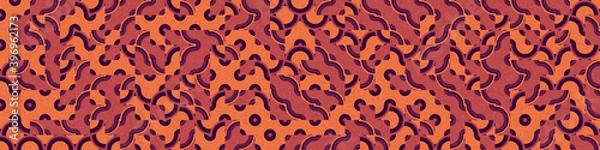 Fototapeta Abstract Geometric Pattern generative computational art illustration