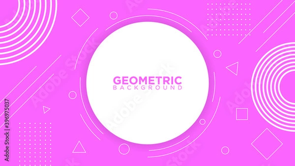 Fototapeta Illustration vector graphic of geometric background