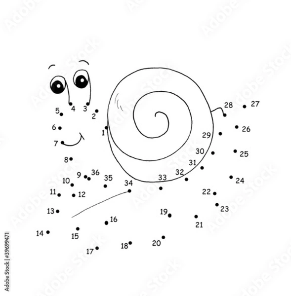 Fototapeta gioco 7, la lumaca