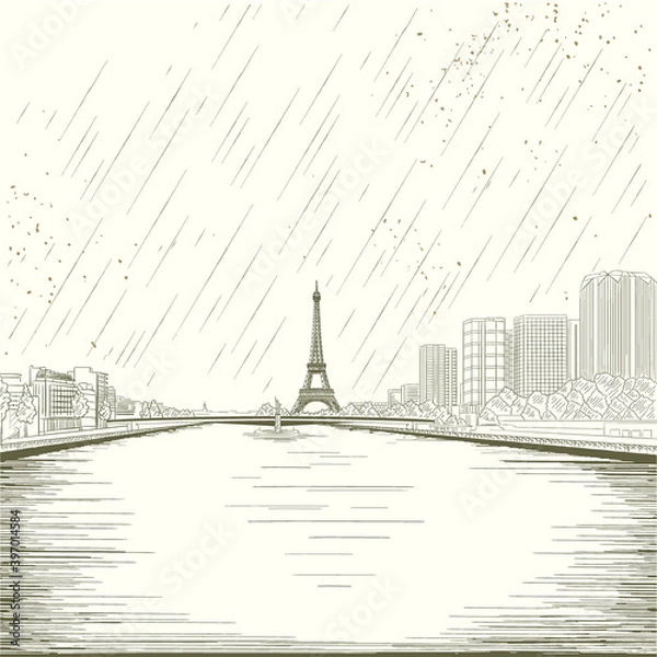 Fototapeta Eiffel Towers