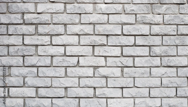 Fototapeta white bricks texture