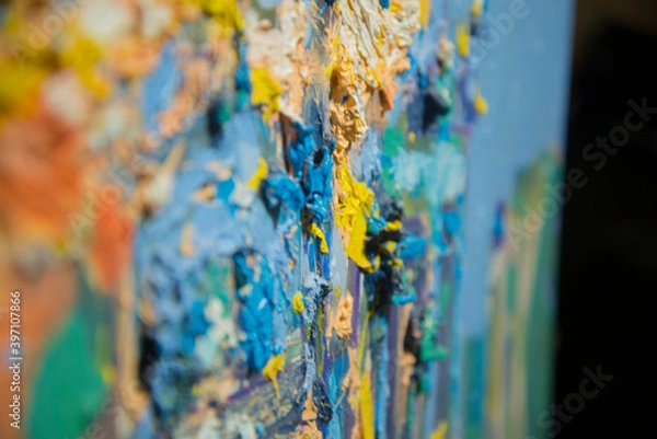 Obraz paint Venice abstract canvas