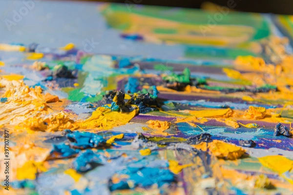 Obraz paint Venice abstract canvas