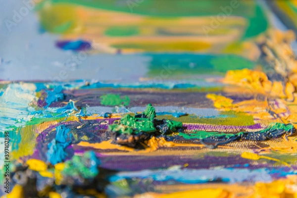 Obraz paint Venice abstract canvas