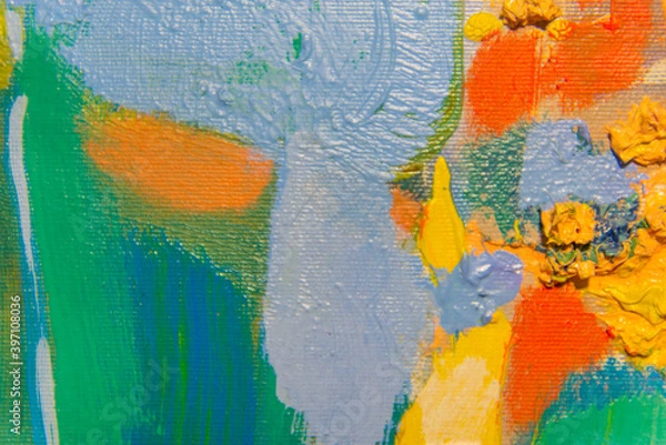 Obraz paint Venice abstract canvas