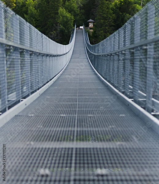 Obraz Metal Suspension Bridge