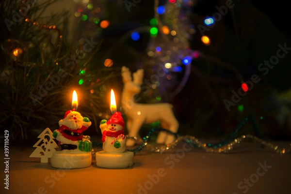 Obraz christmas tree decorations