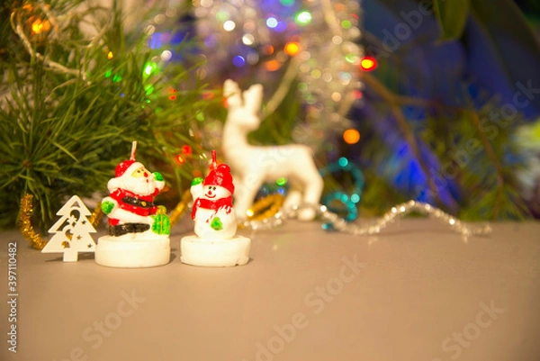 Obraz christmas tree decorations