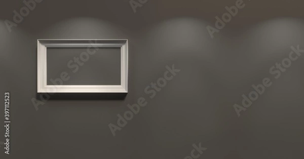Obraz empty frame on wall