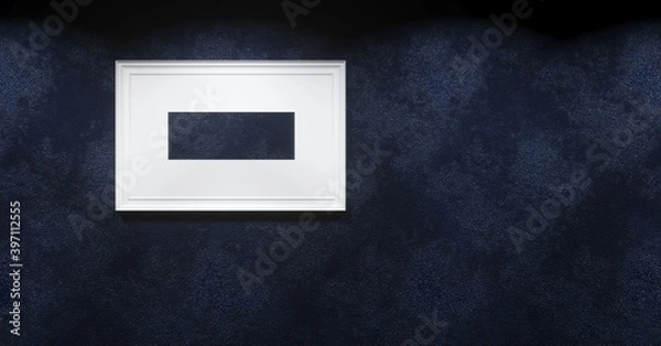 Obraz window on the wall with frame