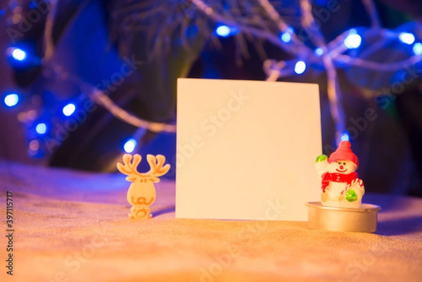 Obraz christmas greeting card