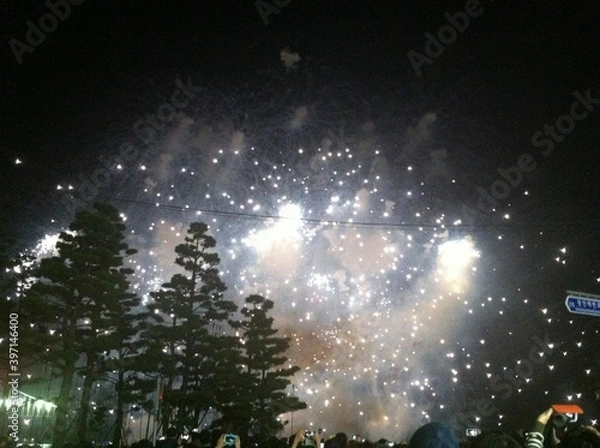 Obraz 광안리 불꽃축제의 아름다운 폭죽
