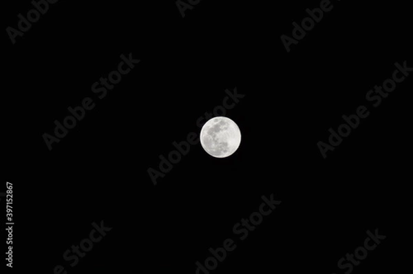 Obraz full moon over black