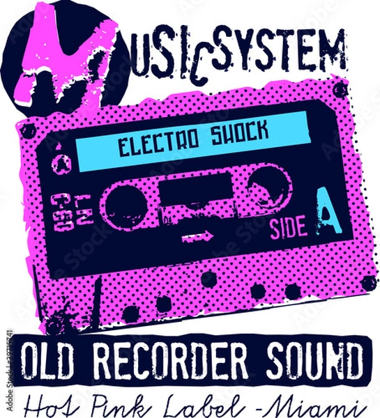 Fototapeta Music System