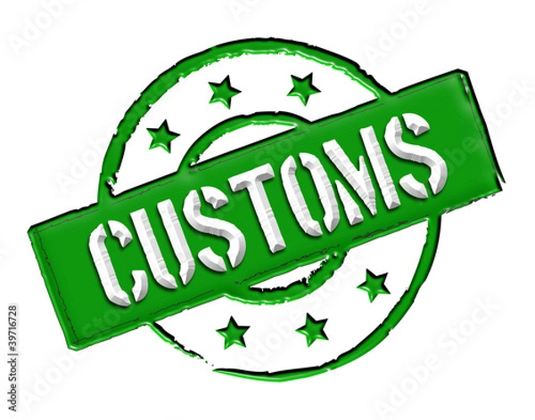 Fototapeta Customs - Green