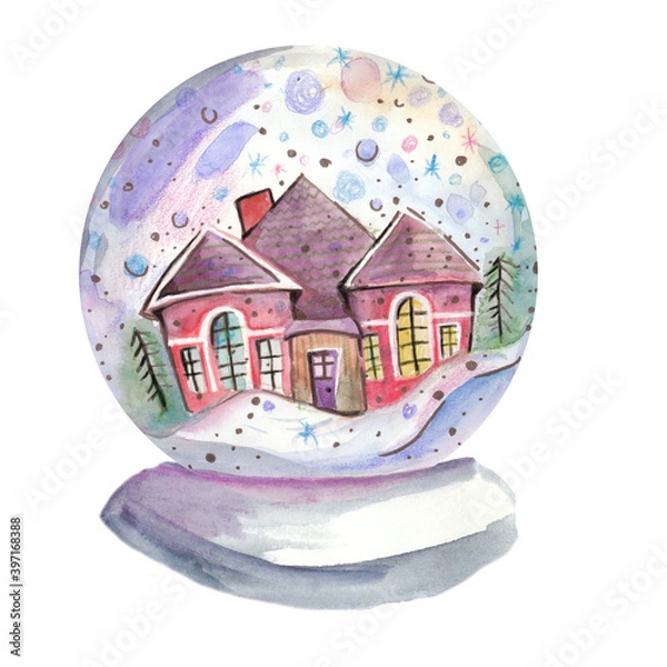 Obraz house in the snow