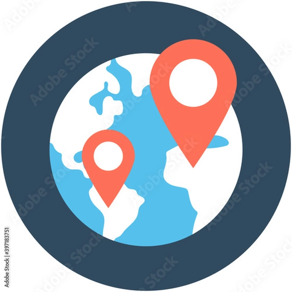 Obraz 
Worldwide Vector Icon
