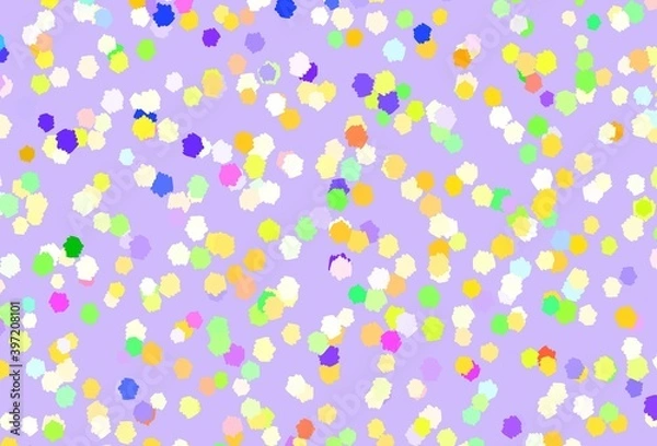 Fototapeta Light Multicolor vector background with abstract shapes.