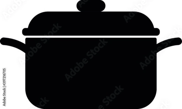 Fototapeta cooking pot vector