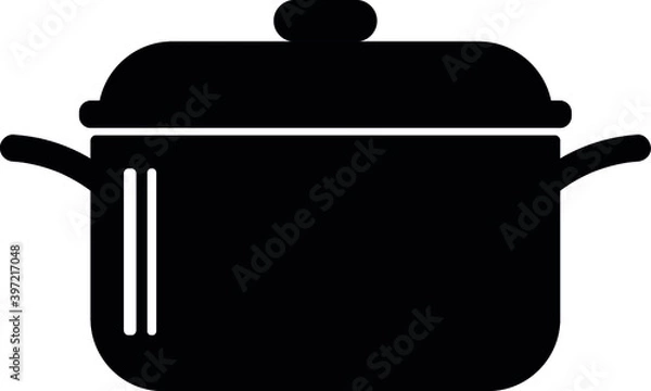 Fototapeta cooking pot vector