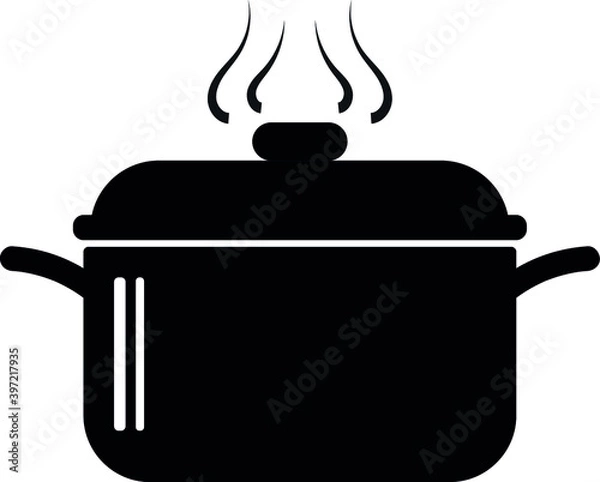 Fototapeta cooking pot vector