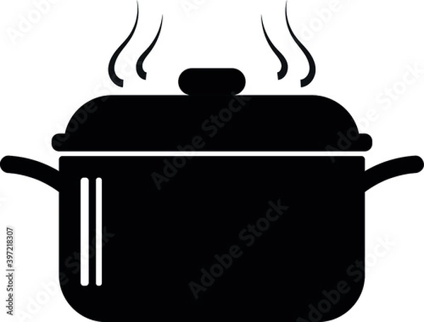 Fototapeta cooking pot vector