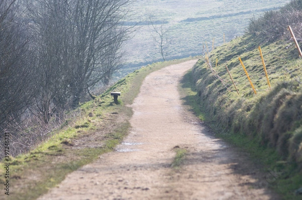Fototapeta Views over the Malvern Hills, Worcestershire.